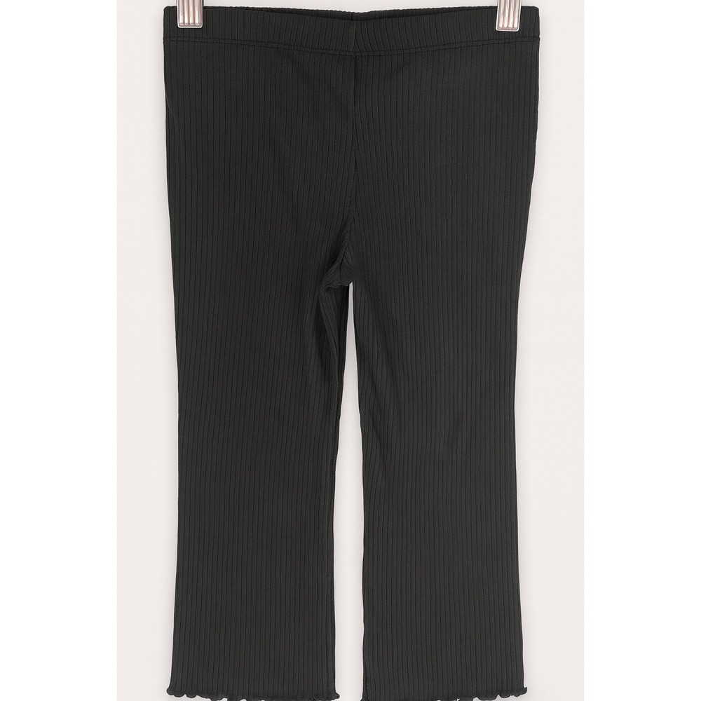 Calvin Klein Jeans‎ Girls Pants 6X Black Ribbed Knit Pull-On Lounge NWOT
